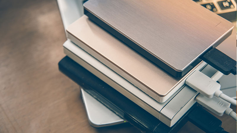 hard disk esterni impilati